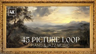 Landscape Oil Painting TV Background with Jazz Music | Frame TV ART and Wallpaper