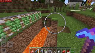 How to make a lava trap in minecraft survival #13