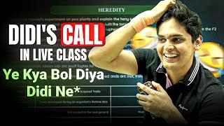 Didi's Call In Live Class 😦🌟 | Prashant Kirad | Next Toppers | @NextToppers-feels  | #boards #class 