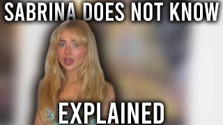 Sabrina Carpenter Does Not Know Meme EXPLAINED!