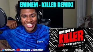 this was INSANE!! Eminem ft. Jack Harlow & Cordae - Killer (Remix) (REACTION!)