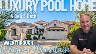 Whisper Mountain Luxury Home Tour | 4BR, Resort-Style Backyard & Mountain Views