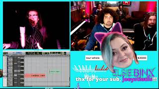 ELSIE BINX on Twitch: Erin & Jen recording vocals for 'Uninvited' ~ 1.13.23