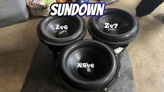 Unboxing Sundown Zv7 Subs Stacking Next To Previous Versions