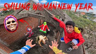 ONE PIECE VS SMILING WOMAN ESCAPE IN REAL LIFE HORROR 71 | Bubbles Passion