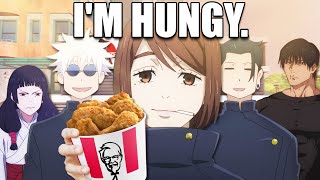 Gojo and Geto go to KFC