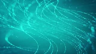 Science Background with Rotating Particle Lines Floating Around