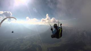 one flight - one perspective - Bischling - Werfenweng - paragliding