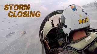 Why Navy Pilots Launch Toward Storms