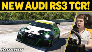 iRacing's NEW CONTENT IS HERE! Audi RS3 TCR first impressions!