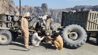 HEAVY MOUNTAIN RECOVERY! Massey 375 Tractor Rear Axle Star Kit Rebuild 🚜🛠️