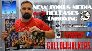 NEW FOKUS MEDIA BLU-RAY TITLES UNBOXING! TO THE LIMIT, SKYSCRAPER, CYBER TRACKER 1&2, GALLOWWALKERS