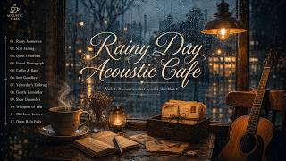 RAINY DAY ACOUSTIC CAFE - Memories that Soothe the Heart 💕 Romantic Love Songs | Lyrics