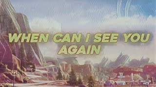 Cars - When Can I See You Again (Music video)