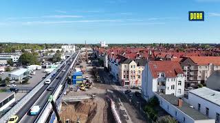 PORR Deutschland . Südschnellweg in Hannover – Fortschritt aus der Luft! #homeofconstruction