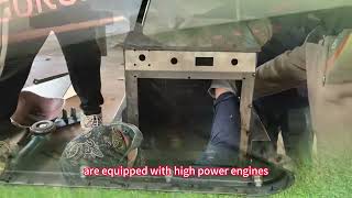 Remote control crawler flail mulcher China manufacturer factory distributor #lawnmowingbusiness