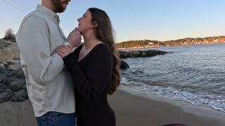Behind the Scenes | Adam & Morgan’s Fort Popham Engagement Session