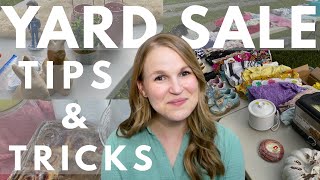 Hosting a Yard Sale?  Do THIS, not THAT!