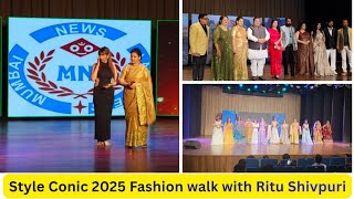 Style Conic 2025 Fashion Walk with Bollywood Actress Ritu Shivpuri Happy New Year 🎊