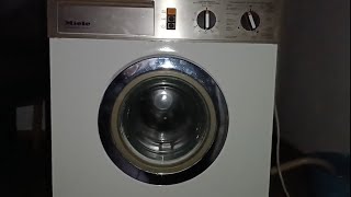 Vintage miele automatic W 427 - Short spin test delicates after maintenance 