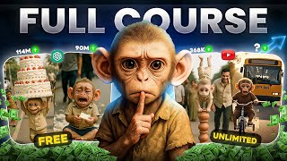 How I Create VIRAL AI Shorts Using 100% Free & Unlimited AI Tools | YouTube Automation – Full Course