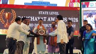 CM Dr.Manik Saha  Attend State Level Panchayat Award Ceremony at AD Nagar