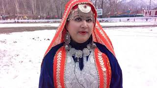 National Runner up Tableau Artist from j&k Aabida haroon live interview during Republic day function