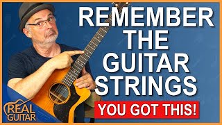 Easily Learn Guitar Strings With This Simple Memorization Method