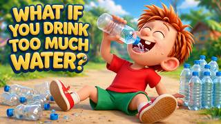 What If You Drink Too Much Water  | What Happens When You Drink Too Much Water | Professor Paws