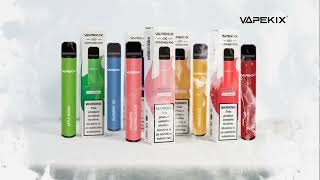 VAPEKIX 600 puffs disposable vape pen，China factory custom vape service