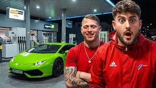 ΠΗΓΑΜΕ ΣΕ ΒΕΝΖΙΝΑΔΙΚΑ ΤΑ ΜΕΣΑΝΥΧΤΑ ΜΕ LAMBORGHINI 