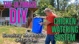 How We Keep 60 Chickens Watered Without Daily Refills!