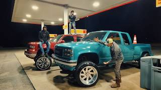 SQUATTED Tahoe & Chevy Stepside on 24X14 American Forces | Lifted Tahoe | Lifted Hoes