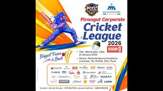 FINAL DAY || PIRANGUT CORPORATE CRICKET LEAGUE 2026 || SEASON - 9 || PUNE