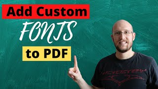 Adding Custom Fonts with FPDF2