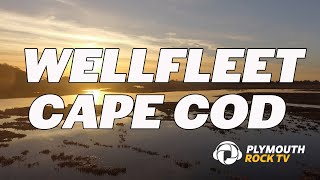 Wellfleet Beach at sunset on Plymouth Rock TV!