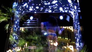 Girl Dancing Above Vegas Strip