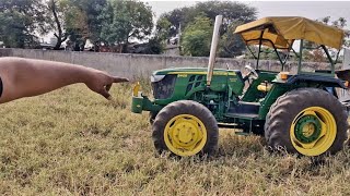 आज ट्रैक्टर उधर ही छोड़ आए कम बाकी रह गया था  ll @Harshpatel-5296