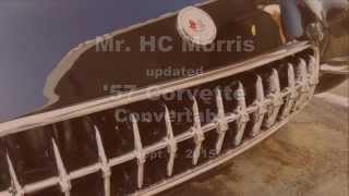Mr. Morris gives detailed walk around of 57 Corvette. 9/4/2015