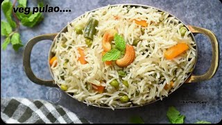 Veg pulao aisa banaiye ki sabji ki jarurat na pade..