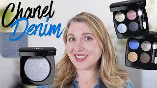 CHANEL Denim Collection: Denim Dream & Coco Jean Eyeshadow Quads and Coco Denim Highlighter