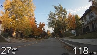 My Daily Bicycle Commute - Toronto - October 2013