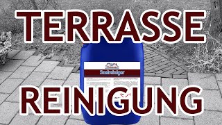 Auf organische Weise meine Terrasse zu reinigen / softwashen. Kein Hochdruckreiniger erforderlich.