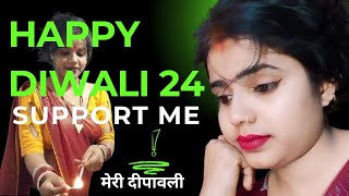 Pratibha Diwali Special Vlogs | With voice | if you want to talk with me support me