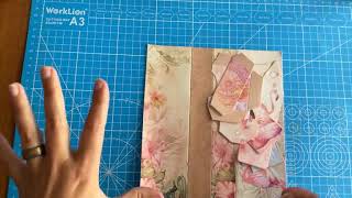 A Pink Flamingo Sunset: Vertical Hidden Paperclip