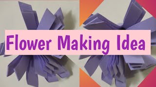 Diy Flower Making Idea//Hand Made Flowers@craftsolutions_official6711