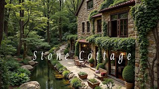 Forest Stone Cottage by a Quiet Stream – Deep Healing Meditation Music for Calm & Inner Peace