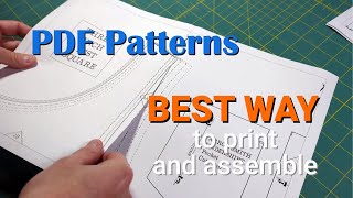 PDF Sewing Patterns: Best way to print and assemble