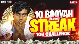 10 Booyah Adi 10k Pudii Part-1! #freefire #challenge #narikoottam #freefiretamil