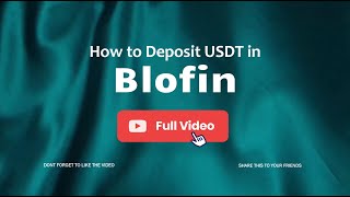 How to Deposit USDT to Blofin/Mexc From Your Current Trading Account | Full Detailed Video